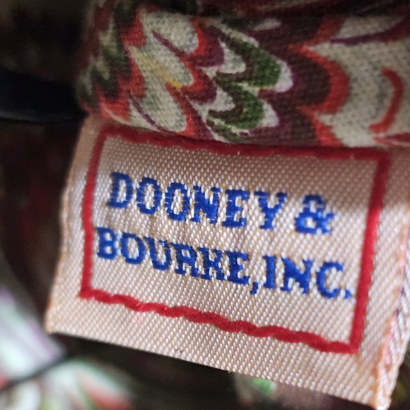 Dooney & Bourke Pebble Grain Leather Domed Satchel Tan Caramel Purse Handbag - Picture 14 of 16